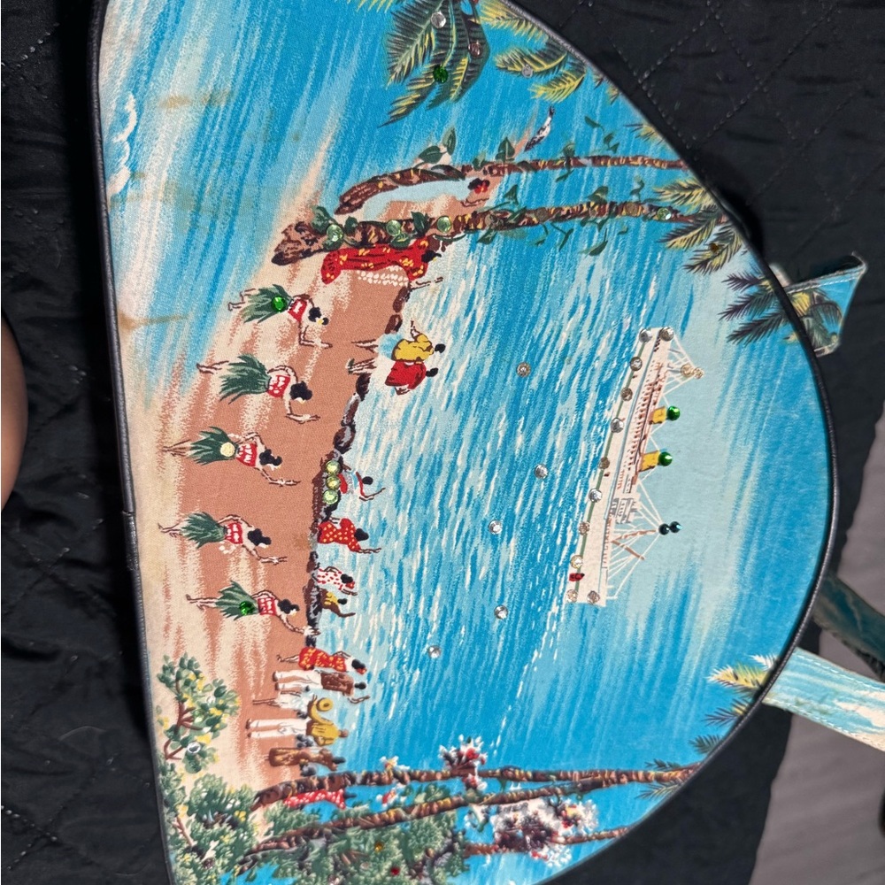 Tiki Beach Scene handbag